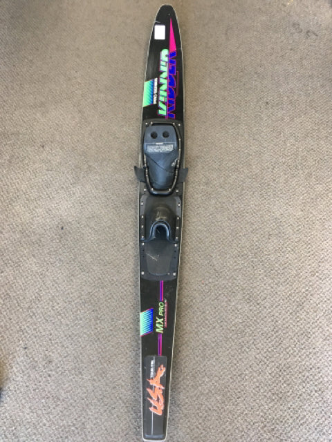Kidder MX Pro Black Length 66" Wiley Used Water Skis