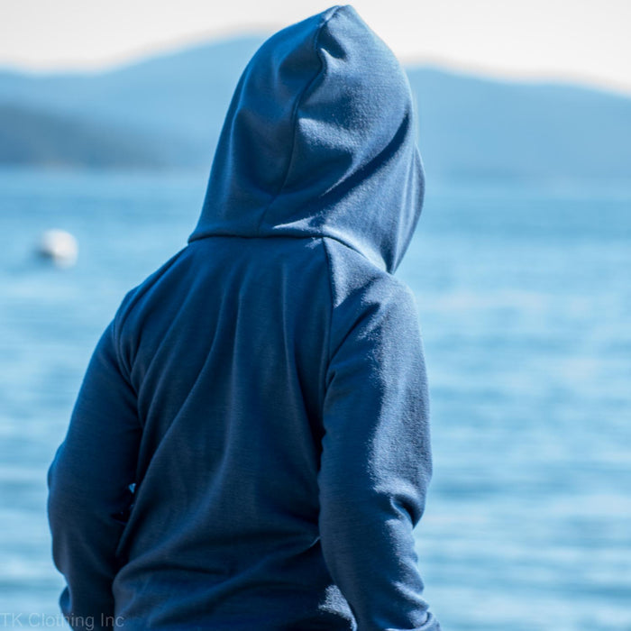 Kids' Coastal Merino Wool Hoodie