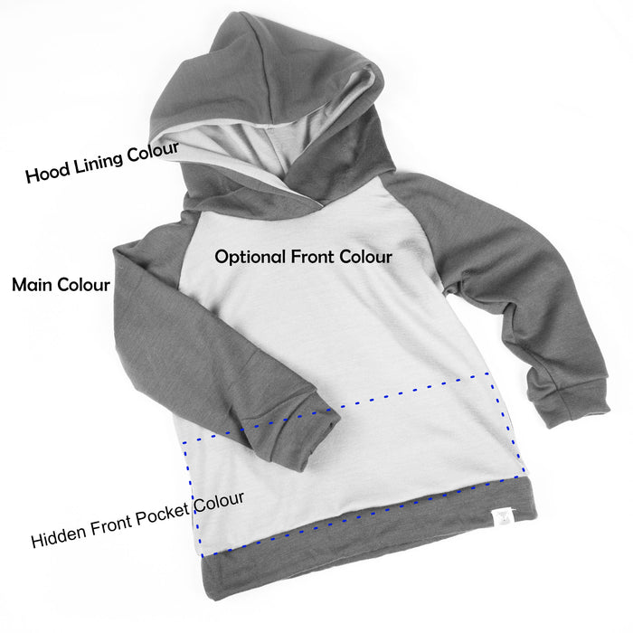 Kids Custom Coastal Merino Wool Hoodies