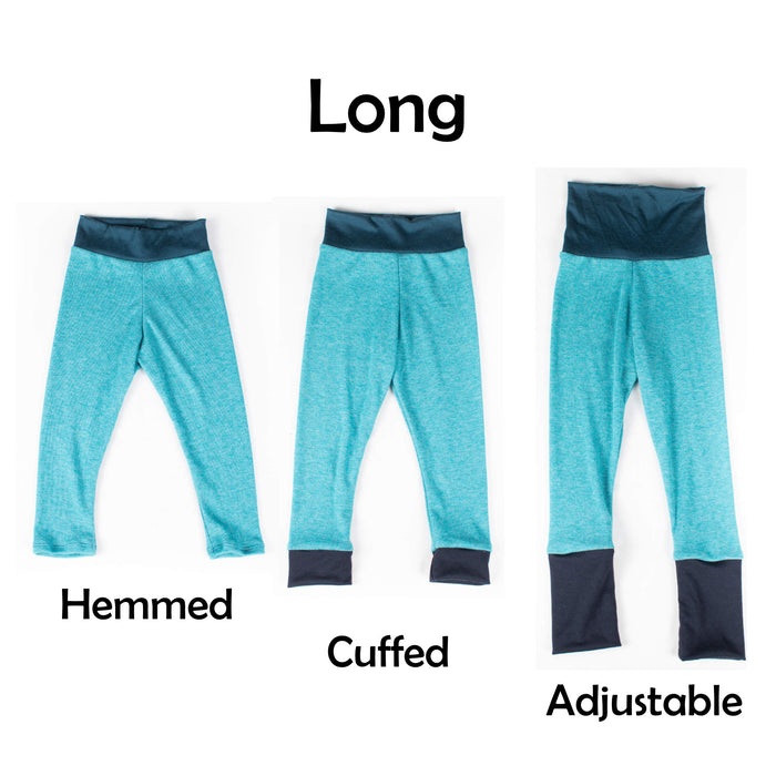 Kids Custom Merino Wool Leggings | Base Layer Weight