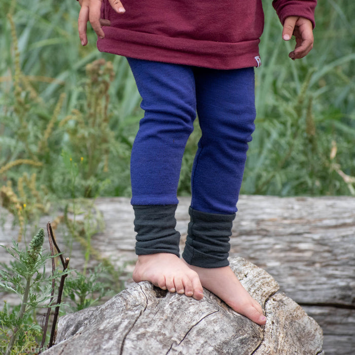 Kids Custom Merino Wool Leggings | Base Layer Weight