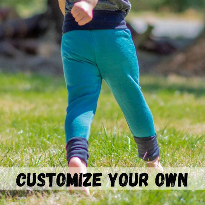 Kids Custom Merino Wool Leggings | Mid-Heavy Weight