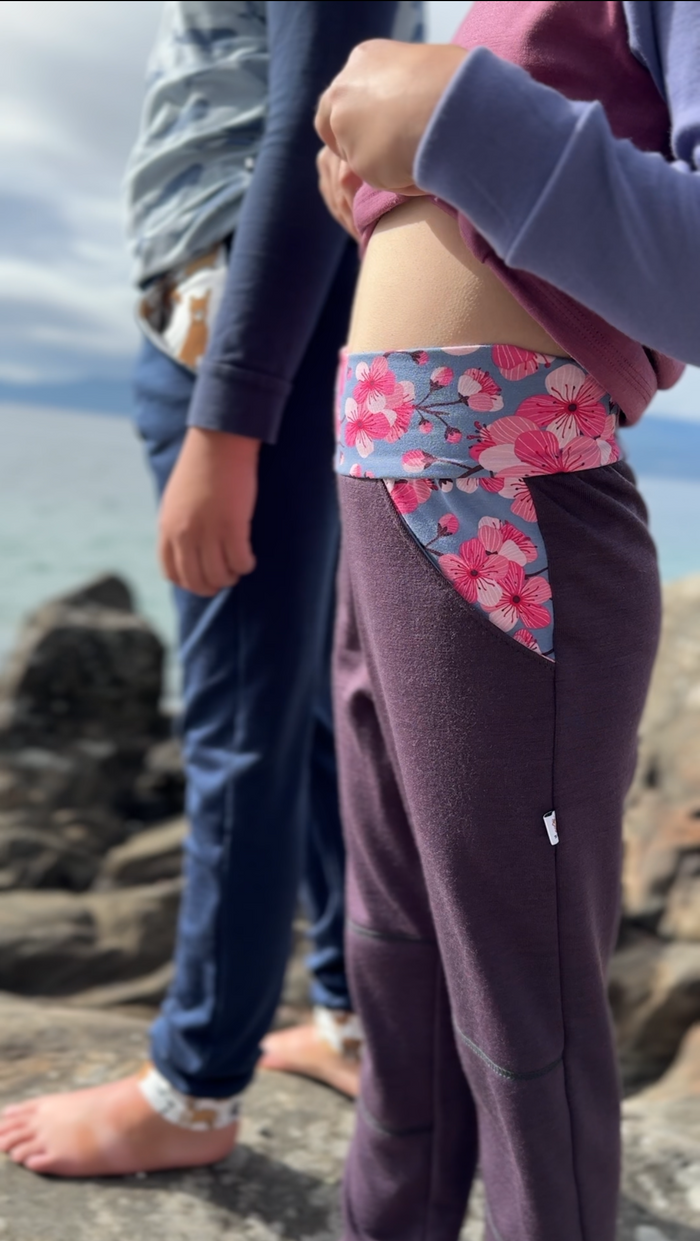 Kids Custom Merino Wool Pocket Pants
