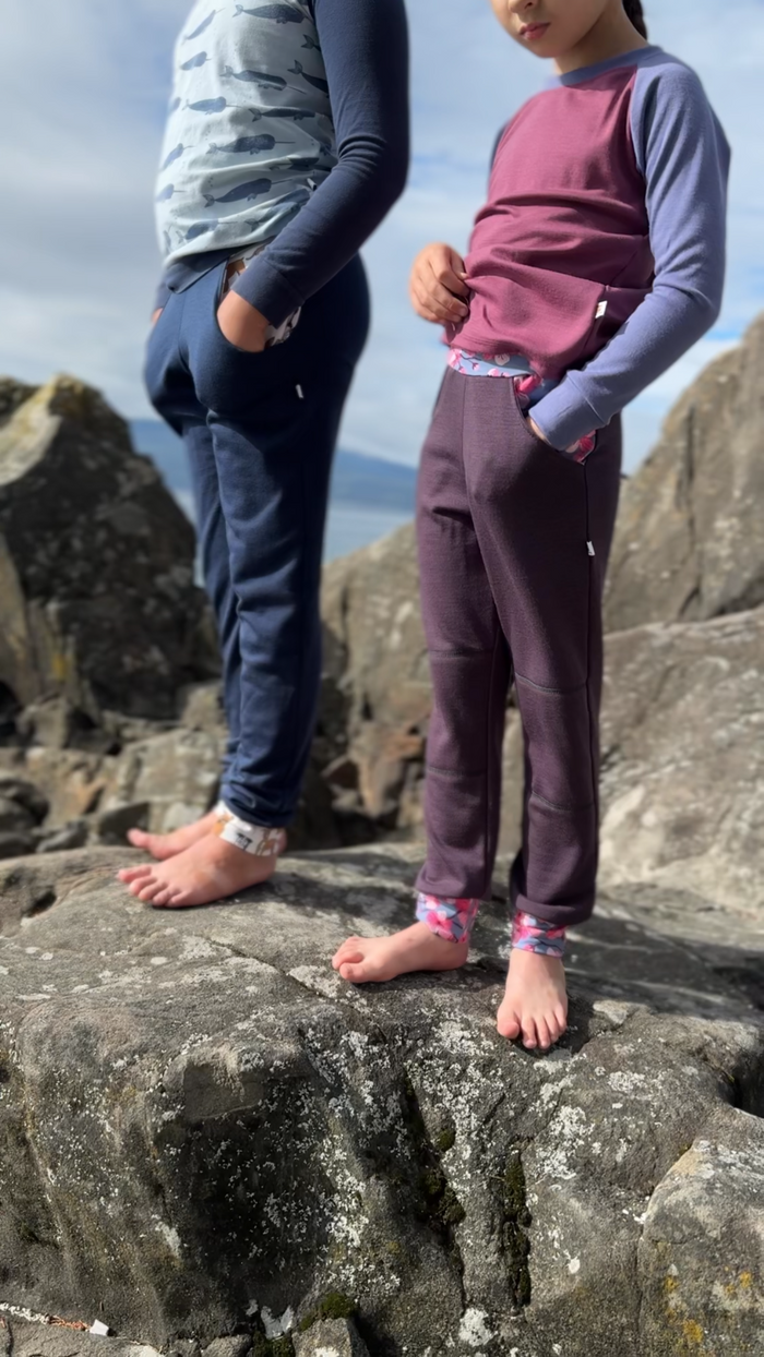 Kids Custom Merino Wool Pocket Pants