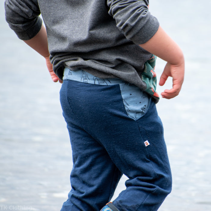 Kids Custom Merino Wool Pocket Pants