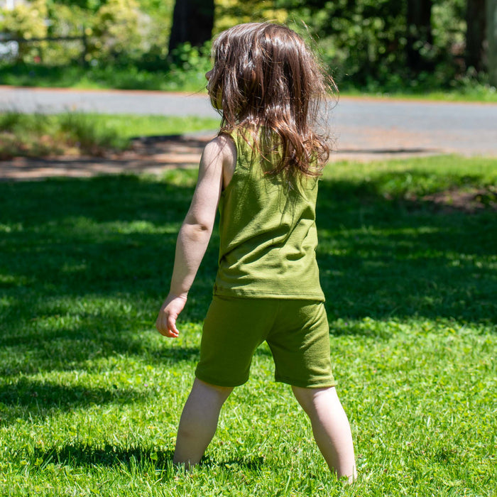 Kids Custom Merino Wool Shorts | Base Layer Weight