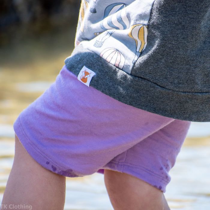 Kids Custom Merino Wool Shorts | Base Layer Weight
