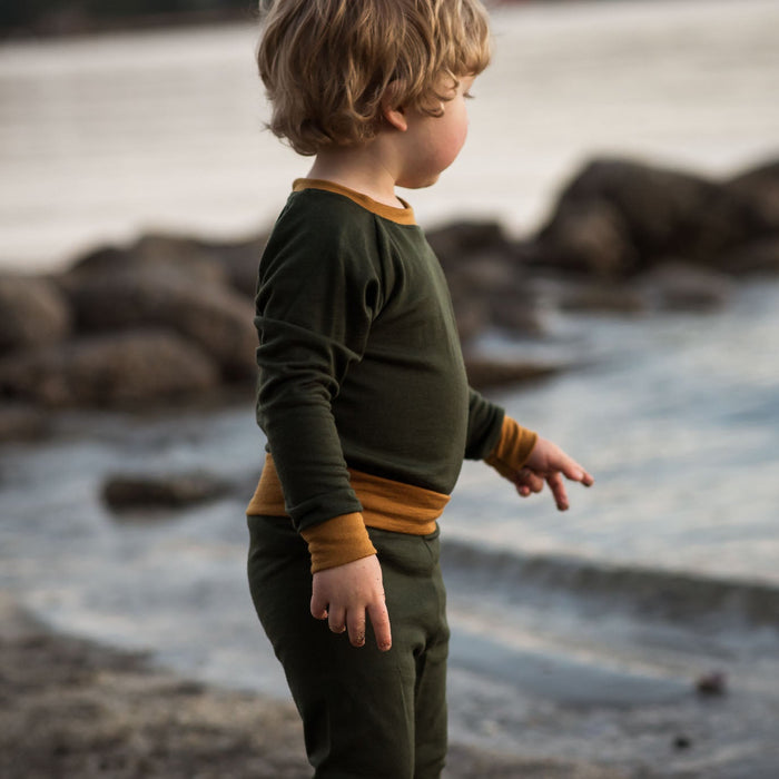 Dark Olive with Ochre / 9-18m