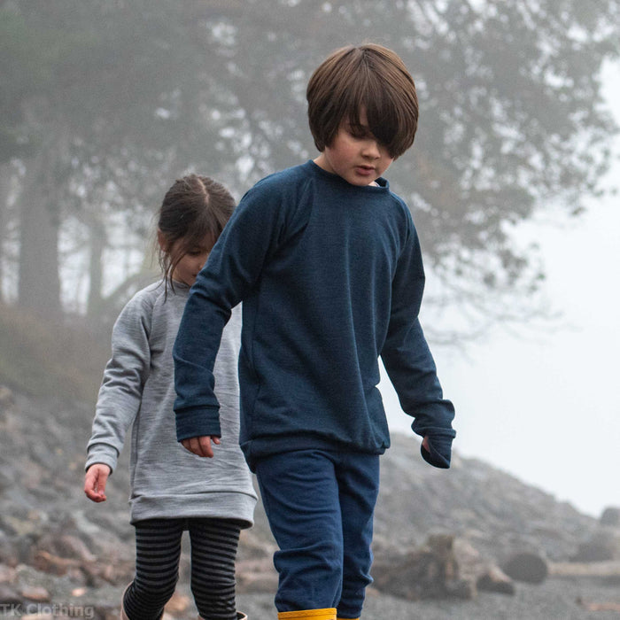 Kids Merino Wool Crew