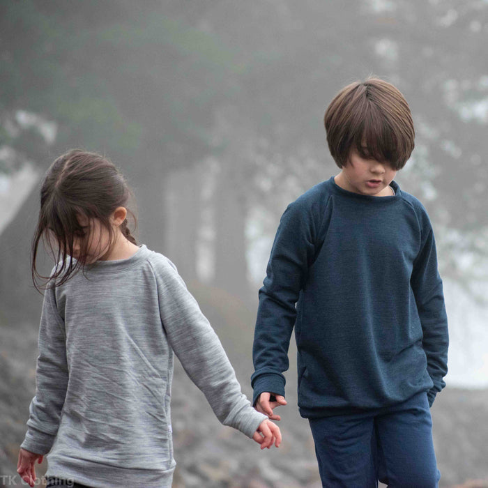 Kids Merino Wool Crew