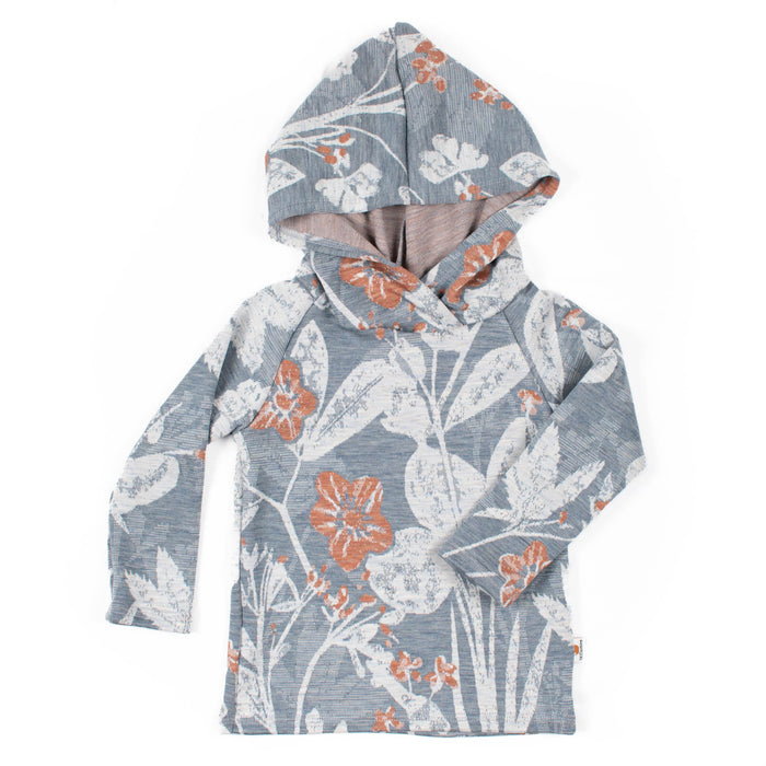 Kids Merino Wool Long Sleeve Top - Hooded | Mid-Heavy Weight
