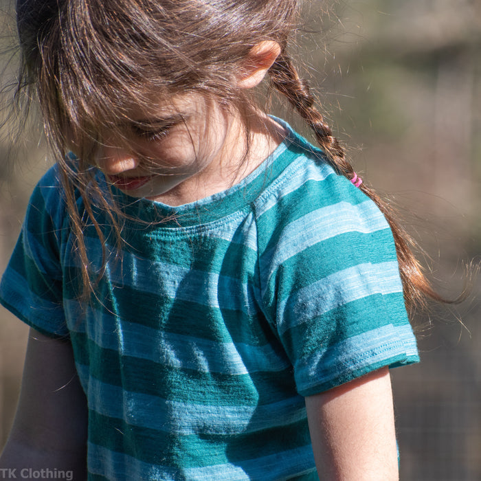 Kids Merino Wool Short Sleeve Top