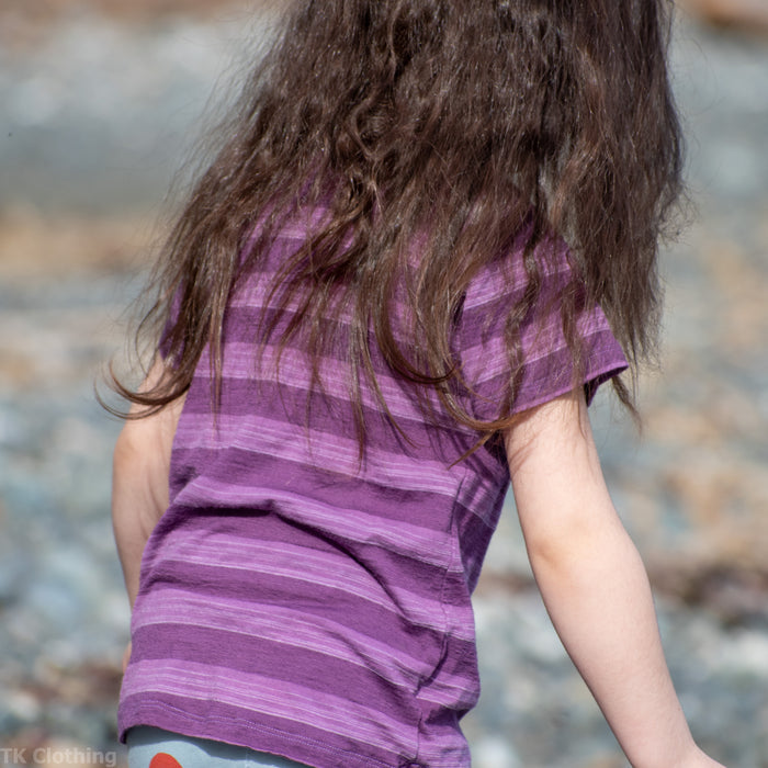 Kids Merino Wool Short Sleeve Top