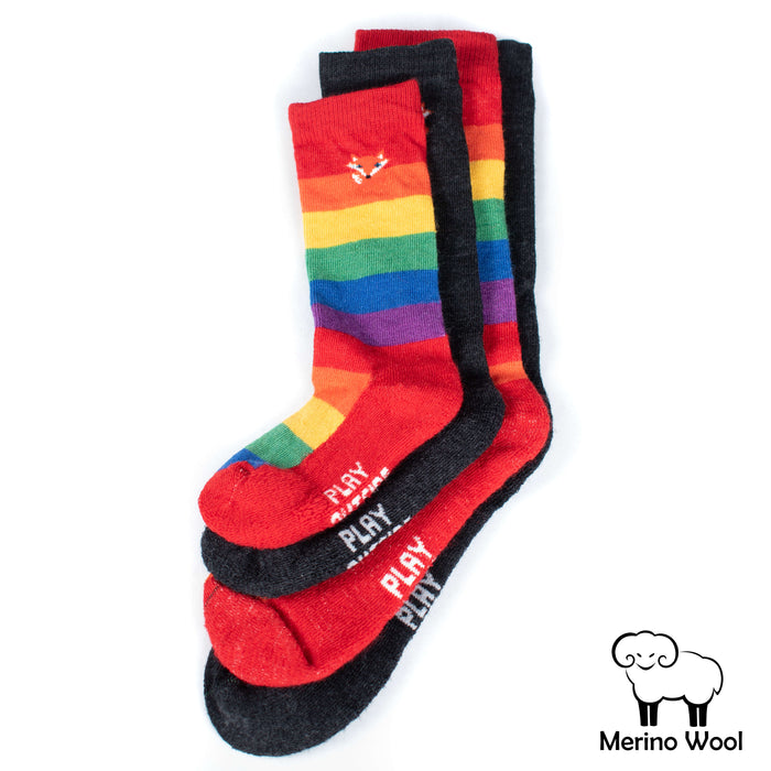 Kids Merino Wool Socks - Play Outside