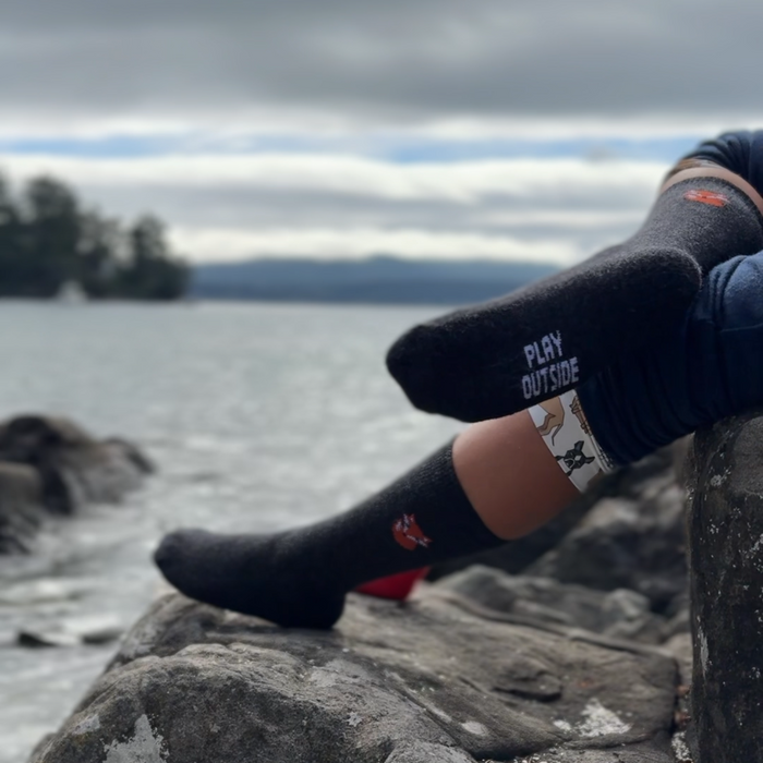 Kids Merino Wool Socks - Play Outside