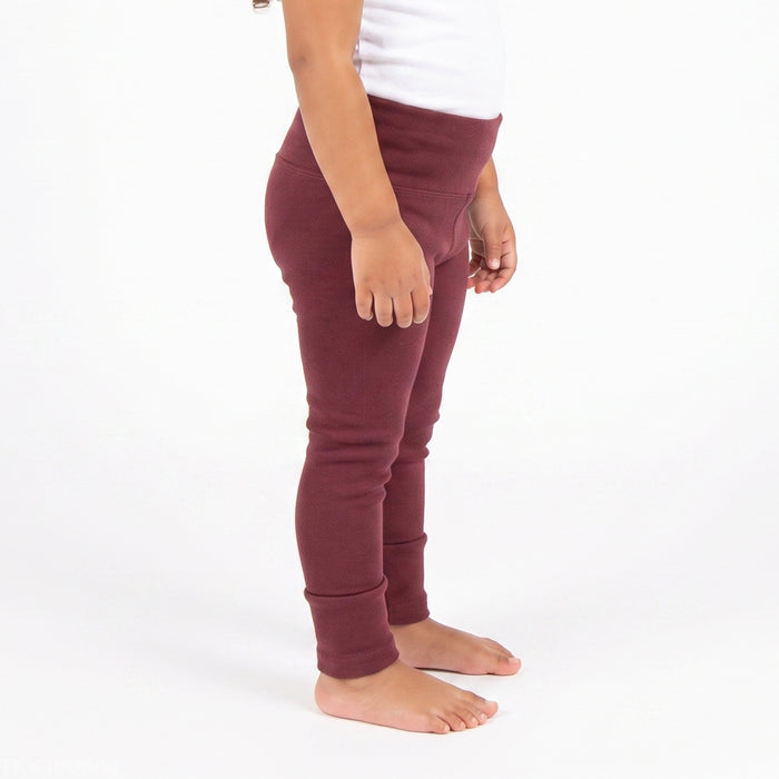 Kids Organic Adjustable Leggings - Solids