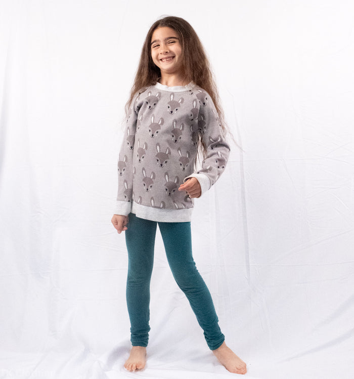 Kids Organic Cotton Crew Neck Sweatshirts