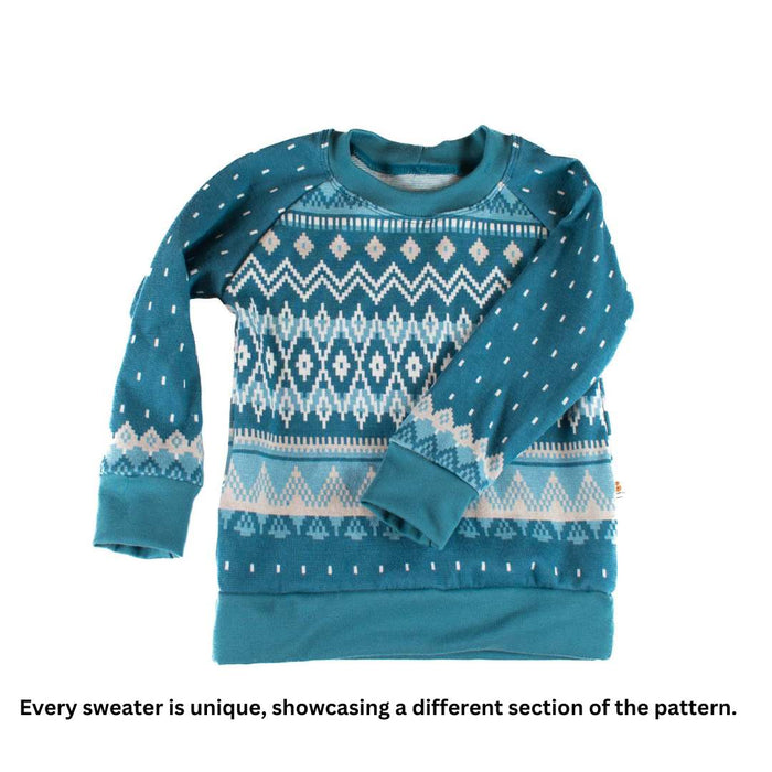 Kids Organic Cotton Crew Neck Sweatshirts