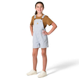 Kids Twill Stripe Shortall - Blue Horizon