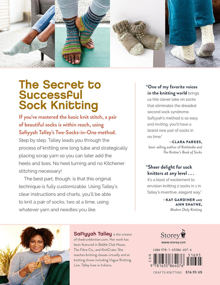 Knit 2 Socks in 1