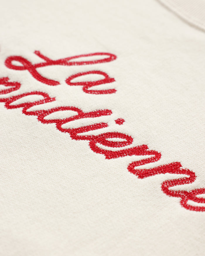 Made in Canada 100% Cotton La Canadienne Sweatshirt Natural Cream - Womens - Province of Canada