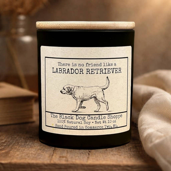 Labrador Retriever Dog Breed Candle