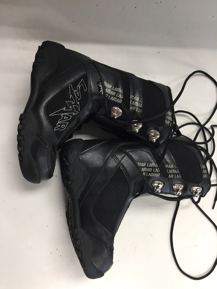 lamar Black Boys Size Specific 5 Used Snowboard Boots
