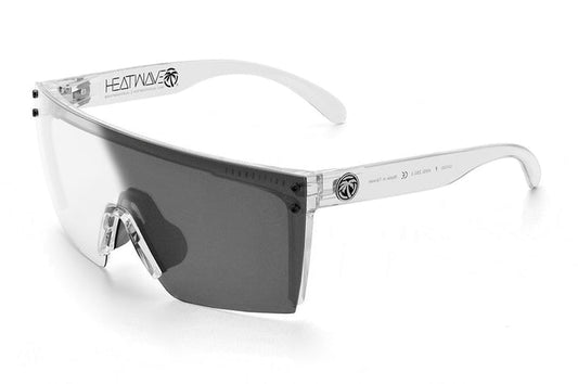 Heat Wave Visual Lazer Face Z87 sunglasses with vapor clear frame and photochromic lens