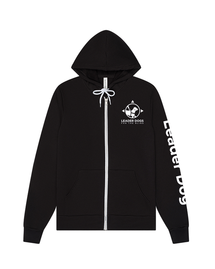 LDB Logo Sweatshirt - Zip Up Hoodie, Black