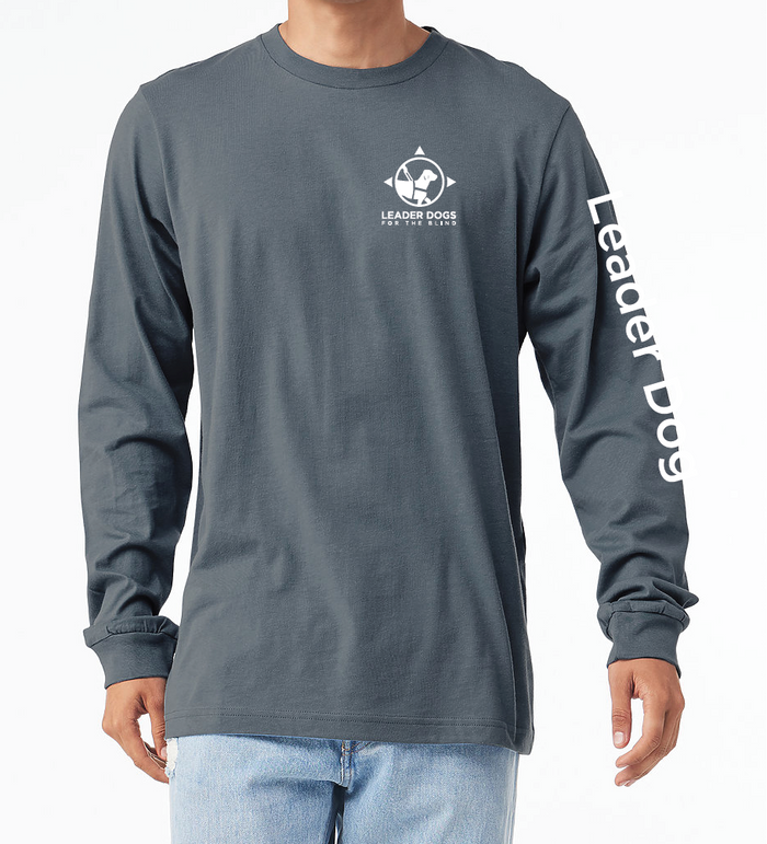 LDB Logo Tee - Long Sleeve, Denim Blue