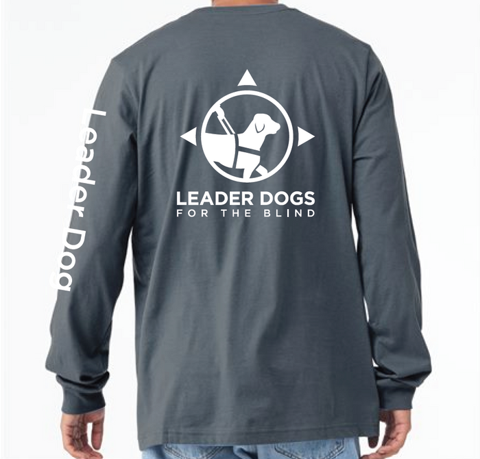 LDB Logo Tee - Long Sleeve, Denim Blue