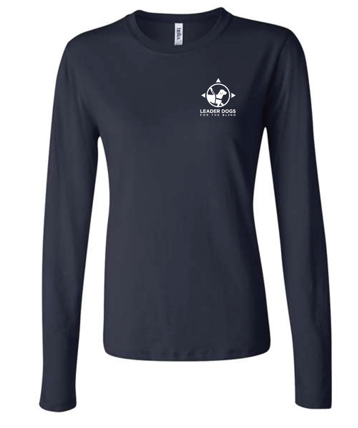 LDB Logo Tee - Women's Long Sleeve, Navy