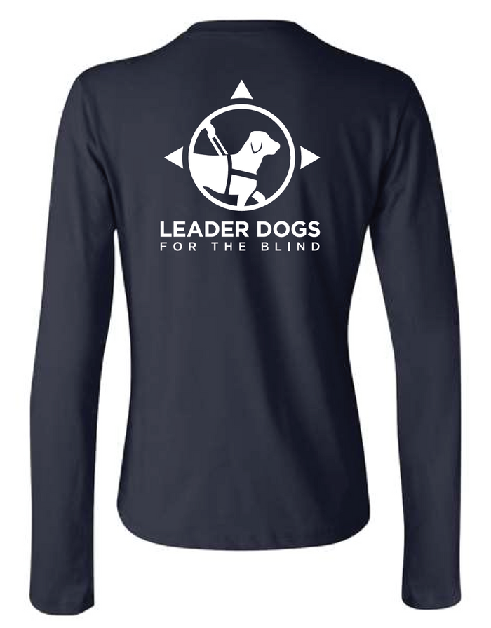 LDB Logo Tee - Women's Long Sleeve, Navy