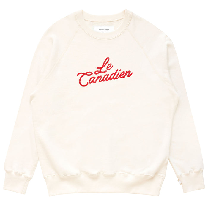 Made in Canada 100% Cotton Le Canadien Sweatshirt Natural - Mens - Province of Canada