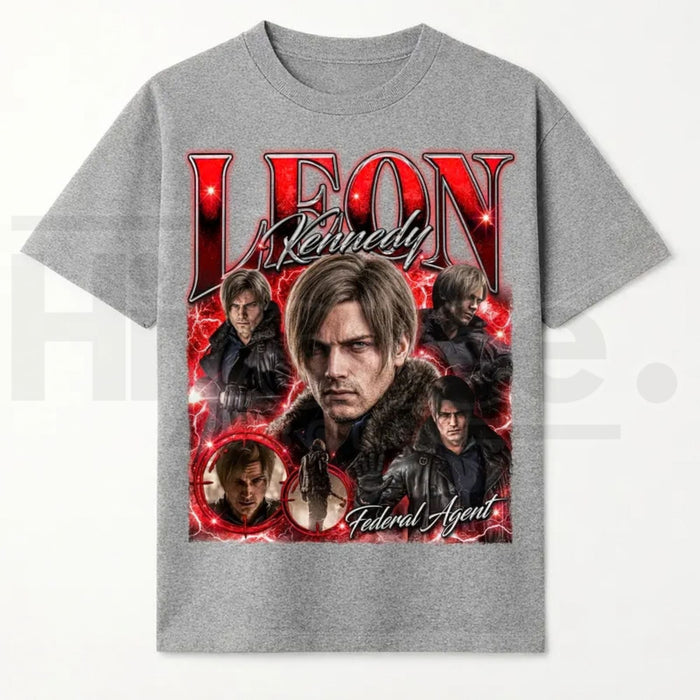 Leon S. Kennedy Resident Evil Requiem Bootleg T-Shirt – RE9 Fan Gift Tee