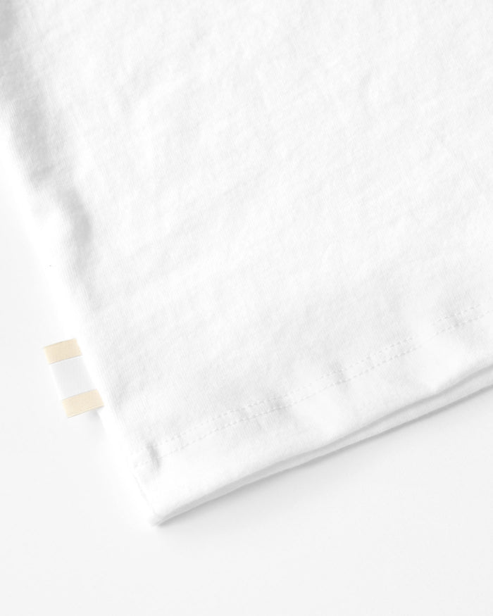 Made in Canada 100% Organic Cotton Les Vacances Tee White - Unisex - Province of Canada