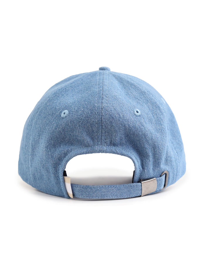 Made in Canada 100% Cotton Letter J Baseball Hat Light Blue Denim - Province of Canada