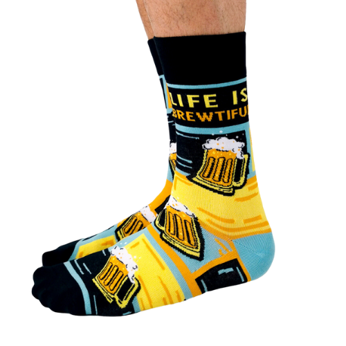 Life is Brewtiful Men's Socks