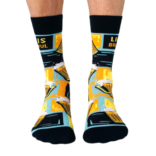 Life is Brewtiful Men's Socks