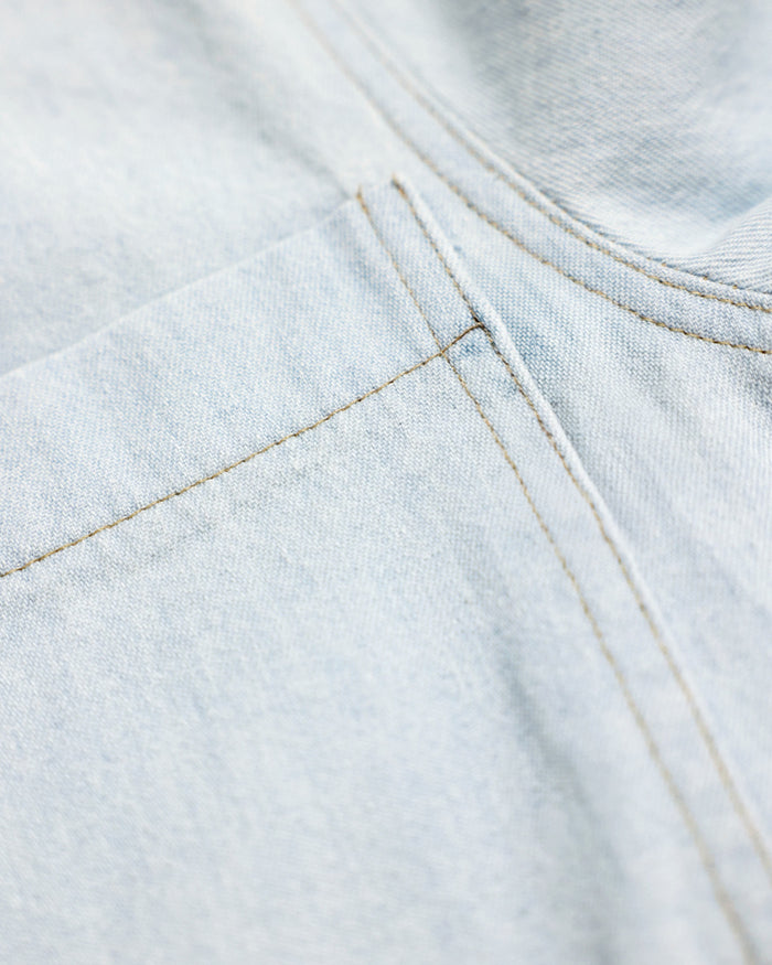 Made in Canada 100% Cotton Light Wash Denim Shirt Unisex - Province of Canada