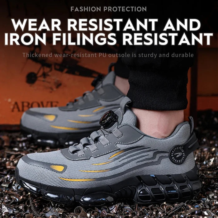 Safety sneaker with Kevlar midsole - close-up detail