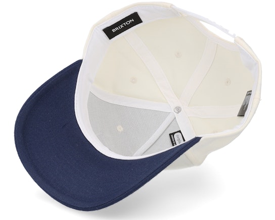 Brixton Linwood Netplus snapback in royal and off white, further product image