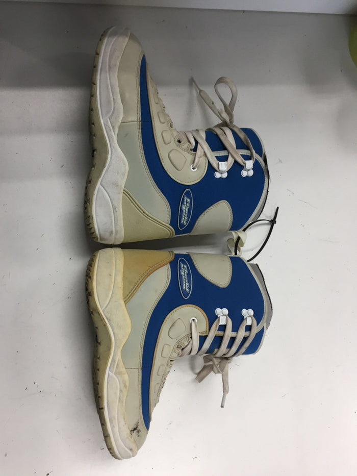 Liquid Beige/Blue Mens Size Specific 7 Used Snowboard Boots