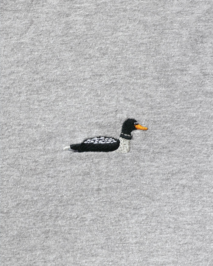 Made in Canada Organic Cotton Embroidered Loon or Duck Tee - Unisex - Province of Canada
