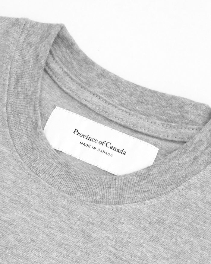 Made in Canada Organic Cotton Embroidered Loon or Duck Tee - Unisex - Province of Canada