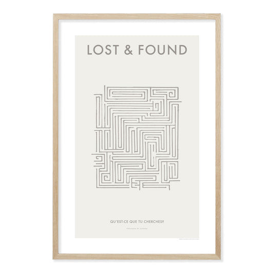 Lost & Found - 24" x 36" 100% Cotton Fine Art Archival Paper Textured Matte Finish - Printed in Canada