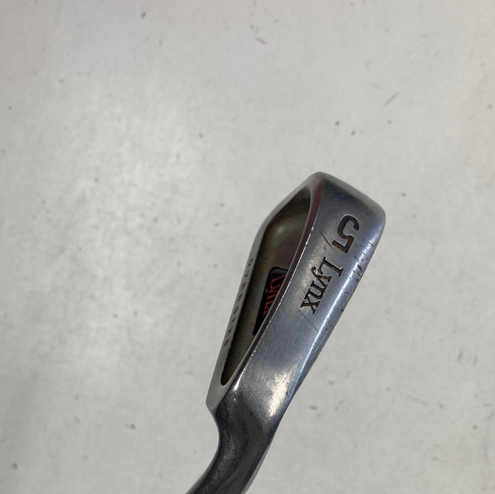Lynx OVERSIZE 1997 5 Iron Steel Regular Mens Right Handed