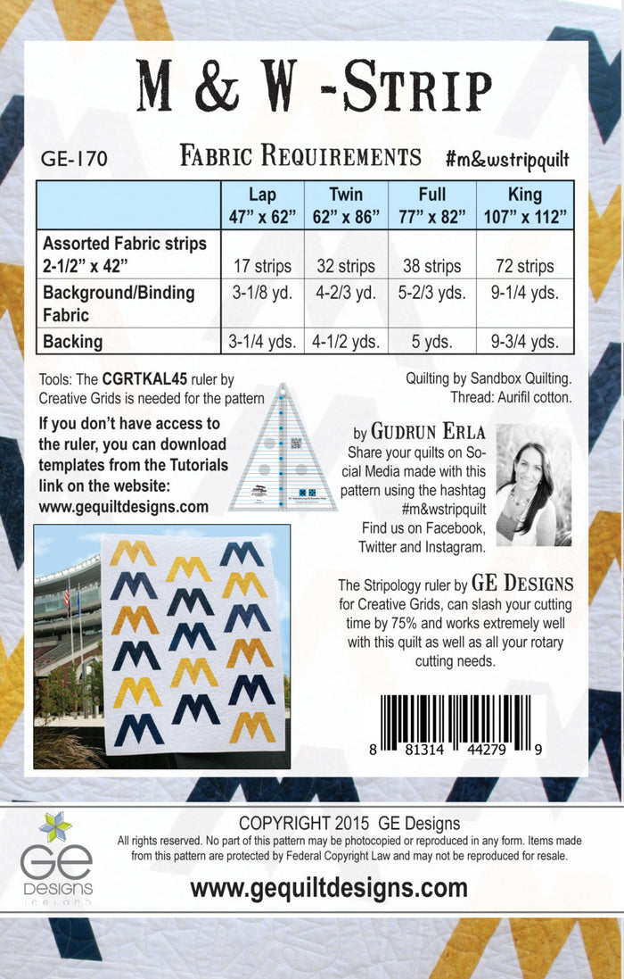 M & W Strip Pattern 170