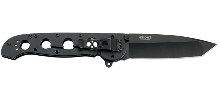 CRKT M16-01KS spear point folding knife with black handle