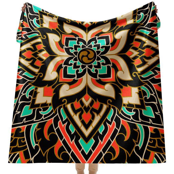 Mandala: Sherpa blanket